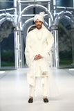 Deepak & Fahad - GUZEL - White - Silk - 3 Piece