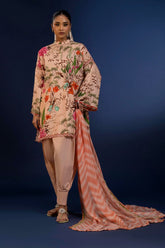 Sana Safinaz - H251-003B-3AI - Lawn - 3 Piece - Unstitch
