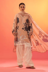 sana Safinaz - H252-004A-2BI - Lawn - 2 Piece - Unstitched