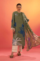 sana Safinaz - H252-004B-2BI - Lawn - 2 Piece - Unstitched