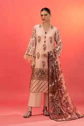 Sana Safinaz - H252-005B-3CI - Lawn - 3 Piece - Unstitched