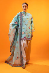 Sana Safinaz - H252-008B-3Dd - Lawn - 2 Piece - Unstitched