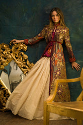 Shamaeel Ansari Zarfshan Noir Jacket Multicolor 3 Piece