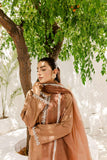 Allure by IH - HAZEL - Brown - Silk & Organza - 3 Piece