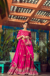 Yasmin Zaman - Haya - Hot Pink - 3 Piece