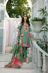 Reema Ahsan - Hurrem - Lawn & Silk - Green - 3 Piece