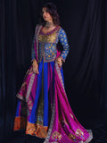 Sanam Chaudhri ALWAN Gharara Blue 2 Piece