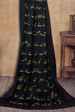 Maraasim - Dast e sabah - MA004 - Black - Pashmina - Shawl