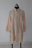 Mehr - Beige Irish Cotton Front Open Tunic SS025 -1 Piece - Studio by TCS