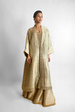Maheen Khan - GILDED BROCADE JACKET - Silk Brocade - Silver Gold - 1 Piece