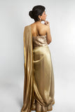 Maheen Khan - SEREINE BUSTIER - Mysori Silk - Gold Silver - 1 Piece
