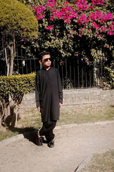 Mom4Little - Black Kameez Shalwar set
