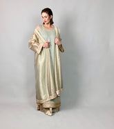 Maheen Khan - Sheer Gold Opera Coat - GOLD - NRT MYSORI - 1 Piece