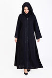 Abaya.pk - Black Pearl Fantasy Abaya & Hijab - Chiffon & Nada Fabric