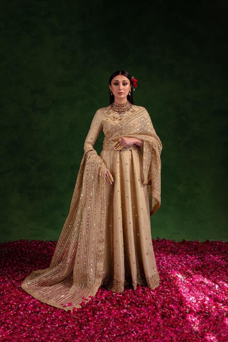 Maria Osama Khan - Rekhta - Pishwas - Korean Silk - 3 Piece - Studio by TCS