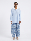 Gulabo - Blue Haze Denim Pant For Women - Blue - 1 Piece