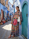 Gulabo - Cotton Swiss Lawn Bloom Kaftan For Women - Multi - 1 Piece