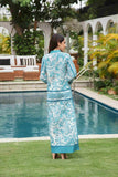 Shehrnaz - SHK-1194 - Blue / White - Silk - 2 Piece - Studio by TCS