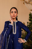 Allure by Ih - NAZ - MIDNIIGHT BLUE - Katan Silk - 3 Piece