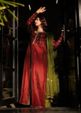 Shahid Chuhan - Mahogany Luxe - Client Diaries Silk Suit For Women - Brown