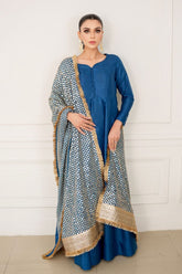 Allure by IH - ILSA - Teal - Katan Silk - 3 Piece