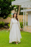 Omal by Komal - TARANA (Shirt & Dupatta ) - White - Lawn - 2 Piece