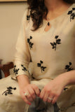 Syah - Aanchal - Tissue Silk - Champagne - 3 Piece