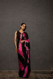Khanz - Ice dyed Saree - Shamoise Silk - 1 Piece