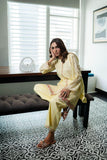 Leon - BUTTERCUP BLOOM - Pastel Yellow - Chikankari - 2 Piece