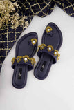 JootiShooti - Nauratan Navy Kolhapuri For Women