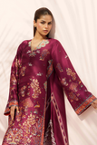 Sania Maskatiya - Jou (B) Raw Silk Suit For Women - Plum - 2 Piece