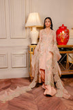 Fozia Khalid - Juliet Peach - Organza - 4 Piece - Studio by TCS