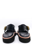 Alifyay - Kaptan Black Peshawari Sandal