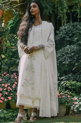 Sanam Chaudhri - KASHAN-E-CHANDNI - Cotton Silk - 4 Piece