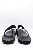 Alifyay - Kolapuri Black Leather Slippers