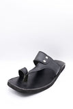 Alifyay - Kolapuri Black Leather Slippers