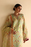 Sania Maskatiya - Kael - Khaddi Silk / Raw Silk / Organza - Mint - 3 Piece