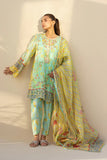 Sania Maskatiya - Lamia - Cotton Net , Khaddi Silk , Organza - Sea Foam - 3 Piece