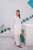 Sadia Aamir - Lily - White - Pure Lawn - 1 Piece
