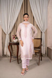 Reema Ahsan - Liniya - Organza & Cotton - Lilac - 3 Piece
