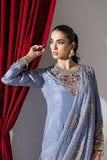 Maria Osama Khan - Lune - Grey - Grip & Organza - 2 Piece