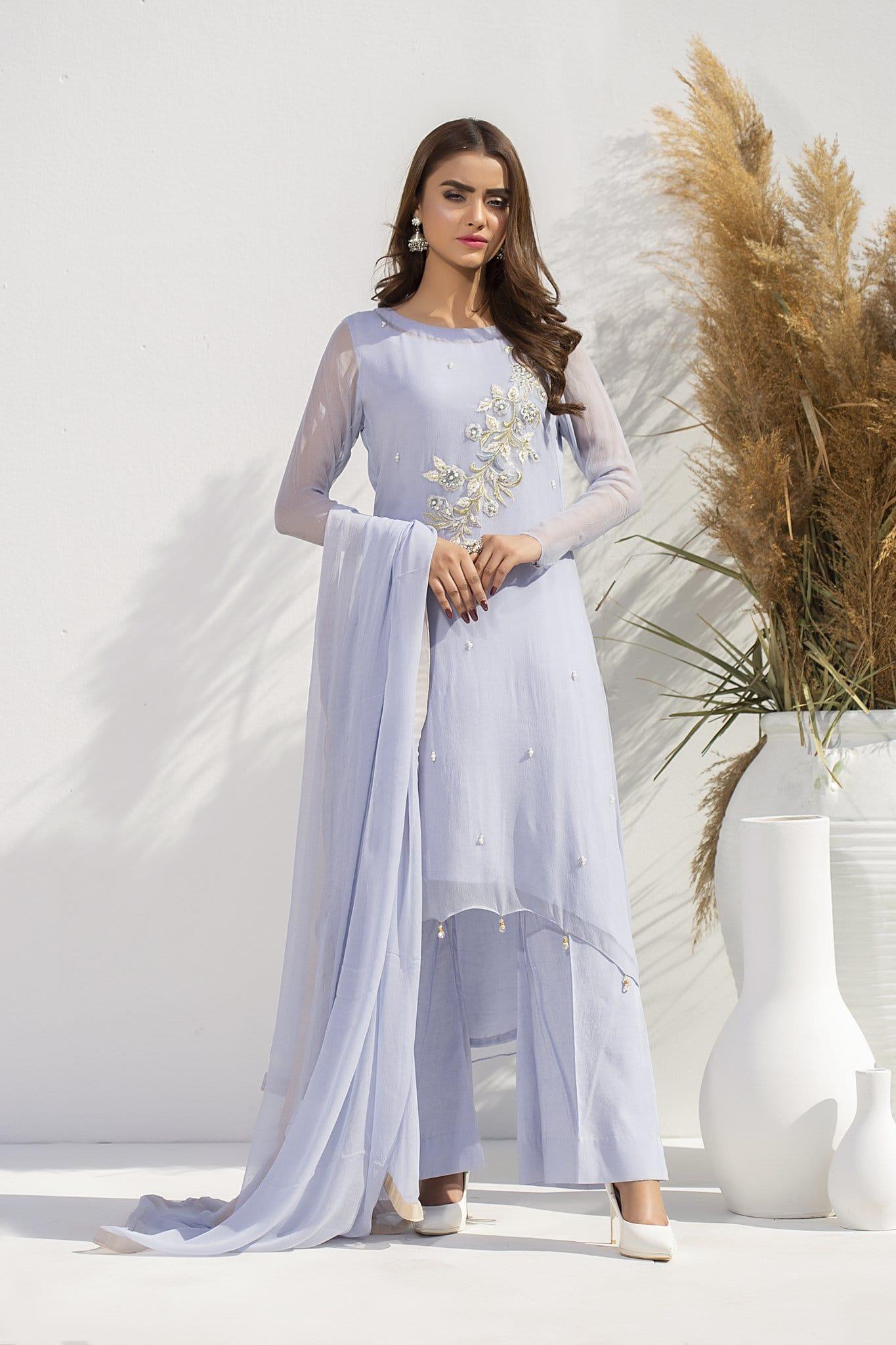 Aisha Fatema - Cloudy Blue - 1018