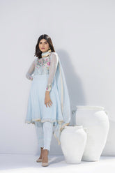 Aisha Fatema - Pale Blue - 1016
