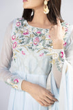 Aisha Fatema - Pale Blue - 1016