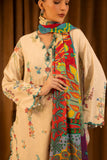 Sana Safinaz - Slub Muzlin - 3 Piece - Unstitched - M253-008B-3CY