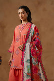 Sana Safinaz - Muzlin Lawn Unstitch Suit For Women - 3 Piece