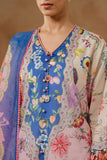 Sana Safinaz - Muzlin Lawn Unstitch Suit For Women - 3 Piece