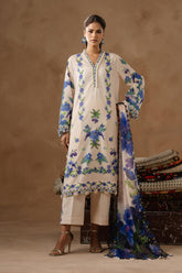 Sana Safinaz - Muzlin Lawn Unstitch Suit For Women - 3 Piece