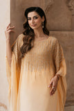 Natasha Kamal - MALAYA - peach - Georgette Chiffon & Silk - 2 Piece