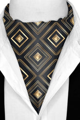 Black Wolf - GATSBY SILK ASCOT - Black - 1 Piece